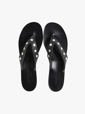 FEMME ウィメンズ 【Outlet】agnes b. × K.Jacques レザー サンダル ”Java” ブラック