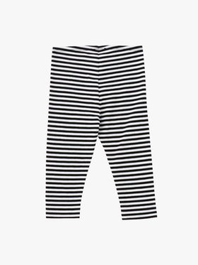 ENFANT ベビー ベビー "b."ロゴ 細ボーダー パンツ "Jerico" ブラック