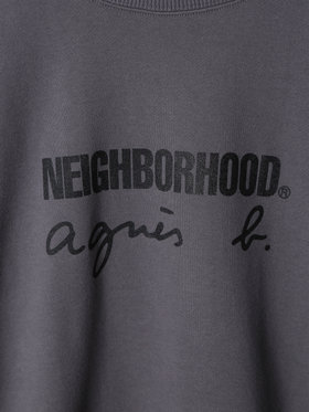 HOMME メンズ agnes b. x NH スウェットシャツ グレー