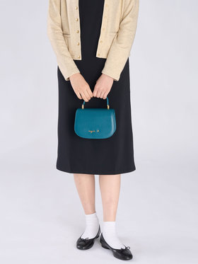VOYAGE ウィメンズ バッグ＆ウォレット 【by R 限定品】agnes b. レザー 2way ショルダーバッグ "City" ZAS02-01 ブルー
