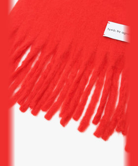 To b. by agnès b. カラー マフラー レッド系その他