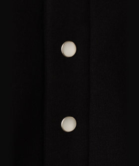 HOMME メンズ メンズ ロゴ 刺繍 コットン ブルゾン "Senga" ブラック