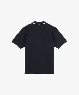 HOMME メンズ メンズ "b."ロゴ 刺繍 コットン 半袖 ポロシャツ "Brazilia" ブルー系その他