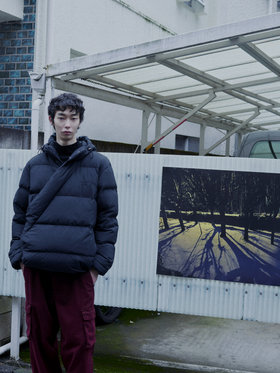 FEMME ウィメンズ agnes b. x ABODE OF SNOW “Mila 2.0 Down Jacket“ ブラック