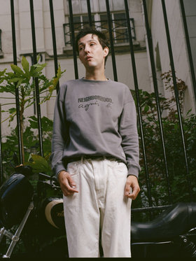 HOMME メンズ agnes b. x NH スウェットシャツ グレー