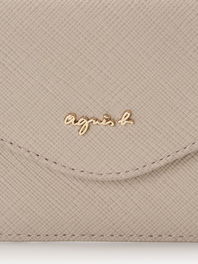 VOYAGE ウィメンズ バッグ＆ウォレット レザーフラグメントケース  ”ava”  TAW02-08 ベージュ