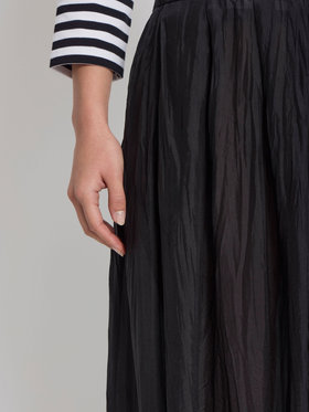 FEMME ウィメンズ シルク ロング フレアスカート ”Grand Hotel” ブラック