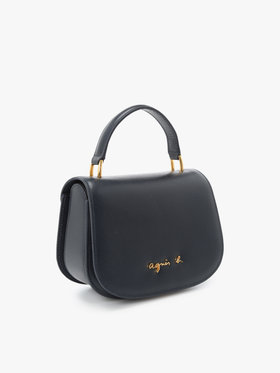 VOYAGE ウィメンズ バッグ＆ウォレット 【by R 限定品】agnes b. レザー 2way ショルダーバッグ "City" ZAS02-01 ネイビー