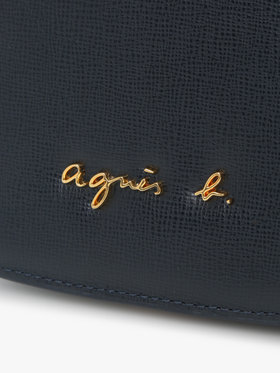 VOYAGE ウィメンズ バッグ＆ウォレット 【by R 限定品】agnes b. レザー 2way ショルダーバッグ "City" ZAS02-01 ネイビー