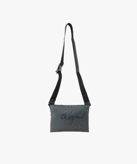 VOYAGE メンズ バッグ＆ウォレット ナイロン スモール ショルダーバッグ "Air" XAH03-03 グレー