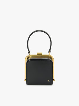 VOYAGE ウィメンズ バッグ＆ウォレット  カーフレザー 2way  ミニ ショルダー  ZAS08-01 ブラック