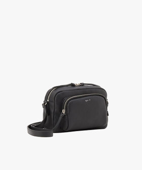 VOYAGE ウィメンズ バッグ＆ウォレット レザー ミディアム ショルダーバッグ "Angele" ABS04-02 ブラック