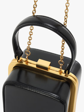 VOYAGE ウィメンズ バッグ＆ウォレット  カーフレザー 2way  ミニ ショルダー  ZAS08-01 ブラック