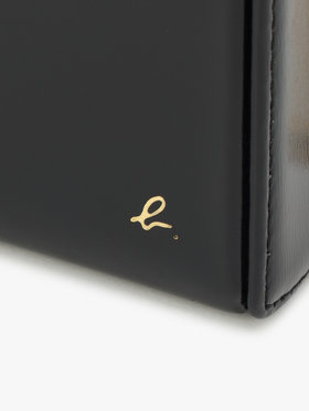 VOYAGE ウィメンズ バッグ＆ウォレット  カーフレザー 2way  ミニ ショルダー  ZAS08-01 ブラック