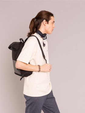 HOMME メンズ メンズ ロゴ 刺繍 コットン 半袖 Tシャツ "Christof" ホワイト