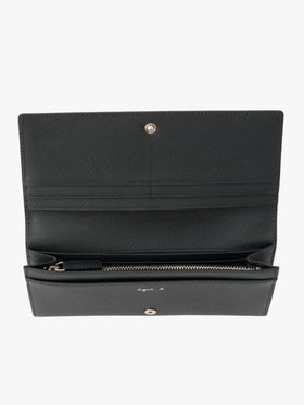 VOYAGE メンズ バッグ＆ウォレット レザーロングウォレット"Simon" MH18-02 ブラック