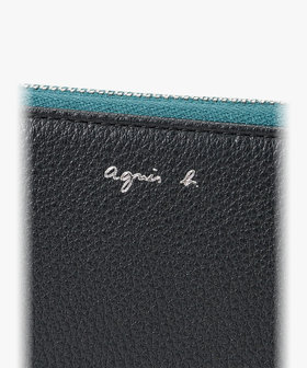 VOYAGE ウィメンズ バッグ＆ウォレット レザー ラウンドジップ ウォレット "Angele" BBW03-02 ブラック
