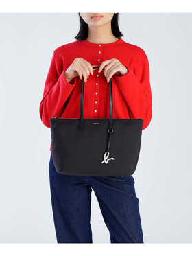 VOYAGE ウィメンズ バッグ＆ウォレット ナイロン ミディアム トートバッグ "Adele" ZAS10-01 ブラック