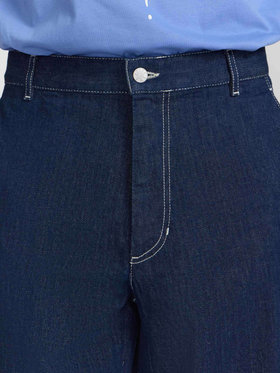 HOMME メンズ メンズ デニム ストレート パンツ "Antton" ネイビー