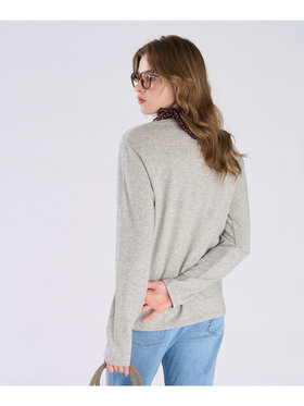 To b. by agnès b. エンブロゴロングTシャツ グレー