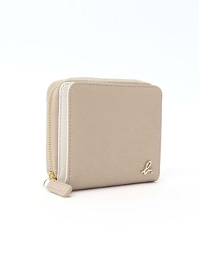 VOYAGE ウィメンズ バッグ＆ウォレット レザー 二つ折り ウォレット "Petit b." EW13Bー09 ベージュ