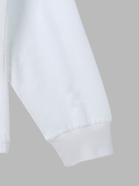 HOMME メンズ agnes b. x NH クルーネック 長袖 Tシャツ ホワイト