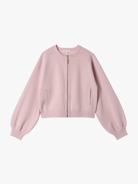 To b. by agnès b. 【Outlet】トゥービーライトニットブルゾン ピンク