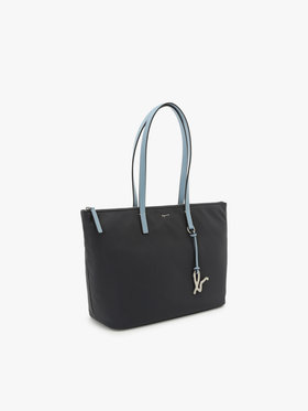 VOYAGE ウィメンズ バッグ＆ウォレット ナイロン ミディアム トートバッグ "Adele" ZAS10-01 ブルー