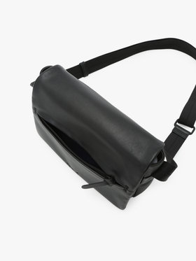 VOYAGE メンズ バッグ＆ウォレット レザー ショルダーバッグ ”Trip” ABH01-01 ブラック