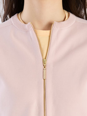 To b. by agnès b. 【Outlet】トゥービーライトニットブルゾン ピンク