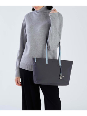 VOYAGE ウィメンズ バッグ＆ウォレット ナイロン ミディアム トートバッグ "Adele" ZAS10-01 ブルー