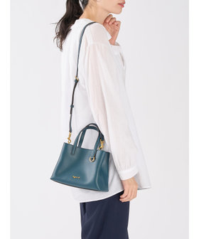 VOYAGE ウィメンズ バッグ＆ウォレット レザー 2way スモール トートバッグ "Christelle" ABS01-02 グリーン