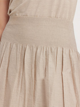 FEMME ウィメンズ ジャカード ミディスカート ベージュ