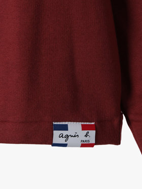 FEMME ウィメンズ オーガニックコットン メルトン 長袖 カーディガンプレッション ”Le Classique” ブラウン系その他