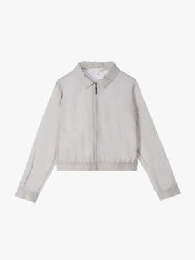 To b. by agnès b. 【Outlet】コットンボイル ブルゾン ライトグレー