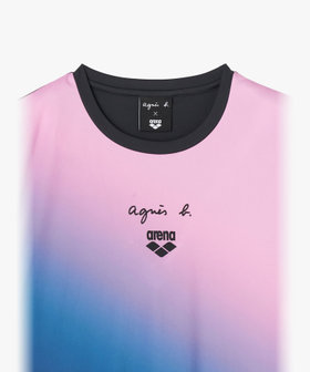 FEMME ウィメンズ agnes b. x arena Tシャツ ピンク系その他