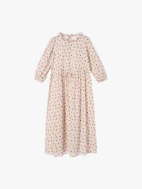 To b. by agnès b. 【Outlet】スプラッシュプリントワンピース ホワイト