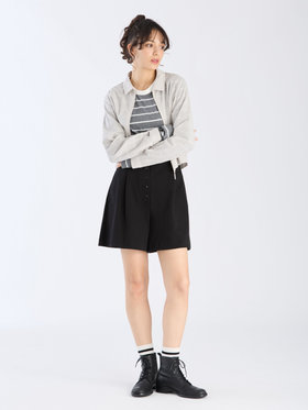 To b. by agnès b. 【Outlet】コットンボイル ブルゾン ライトグレー