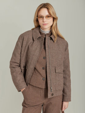 FEMME ウィメンズ 【Outlet】JIZ8 VESTE ジャケット ブラウン系その他