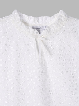 ENFANT ガールズ TW11 E ROBE キッズ ワンピース ホワイト
