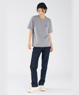 FEMME ウィメンズ アイコニック プリント コットン 半袖 Tシャツ "Sarajevo heart" グレー系その他