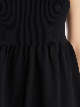To b. by agnès b. 【Outlet】ノースリーブ ロング ニット ワンピース ブラック