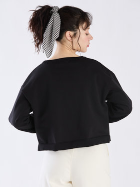 To b. by agnès b. 【Outlet】WS91 PULLOVER クルーネックニットプルオーバー ブラック