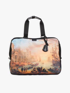 FEMME ウィメンズ agnes b. x Le Louvre フォトプリント ボストンバッグ ”Claude Gellee” マルチ