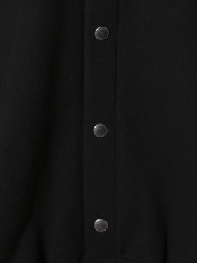 HOMME メンズ agnes b. x NH スウェットスナップフーディー ブラック