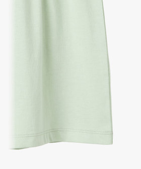 ENFANT ガールズ キッズ "b." ロゴ コットン ノースリーブ ワンピース グリーン
