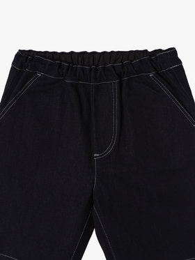 ENFANT ベビー ベビー デニムバミューダパンツ ネイビー