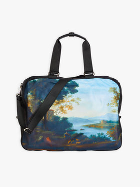 FEMME ウィメンズ agnes b. x Le Louvre フォトプリント ボストンバッグ ”Claude Gellee” マルチ