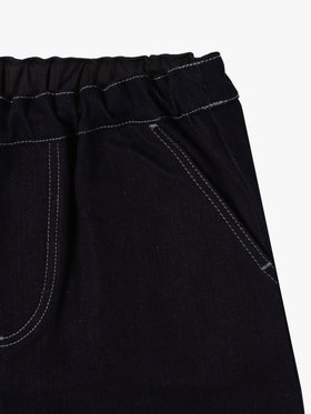 ENFANT ベビー ベビー デニムバミューダパンツ ネイビー