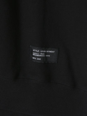 HOMME メンズ agnes b. x NH スウェットスナップフーディー ブラック